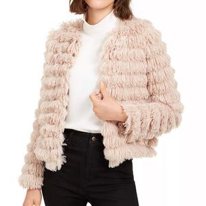 Sage The Label eyelash fringe jacket